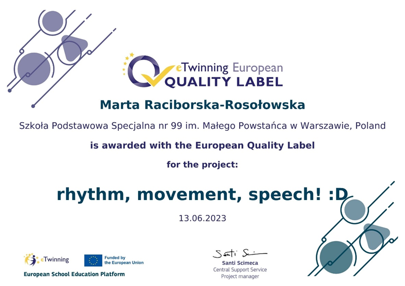 Certyfikat Europejskiej Odznaki Jakości