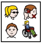 Ikona osób z niepełnosprawnościami