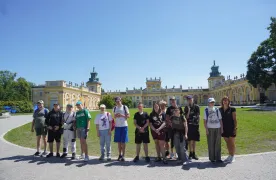 Wizyta u króla” w pałacu w Wilanowie.