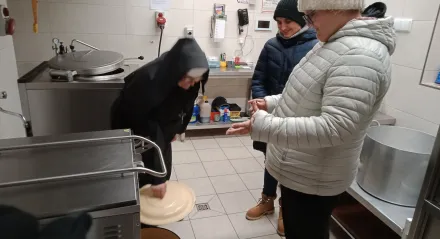 Zbiórka ciepłych rzeczy.