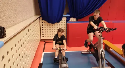 Zawody dla klas 1-3 "W zdrowym ciele zdrowy duch"