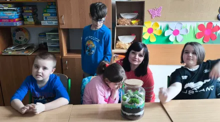 Las w soiku w wykonaniu uczniów klasy 1A