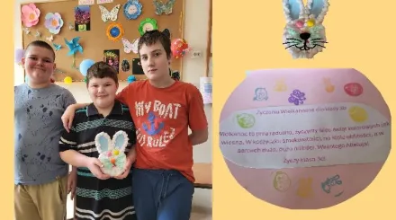 Wspólne życzenia dla klas.