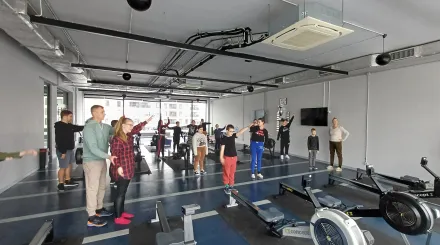 Warsztaty w Warszawskim Towarzystwie Wioślarskim.