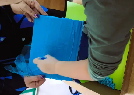 Model 3D- Obieg wody w przyrodzie.