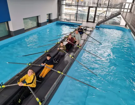 Warsztaty w Warszawskim Towarzystwie Wioślarskim.