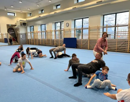 Moje Pierwsze spotkanie z Akorbatyką