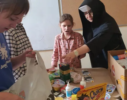 Szkolne Koło Caritas - powodzianom