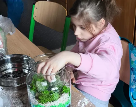 Las w soiku w wykonaniu uczniów klasy 1A