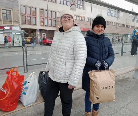 Zbiórka ciepłych rzeczy.