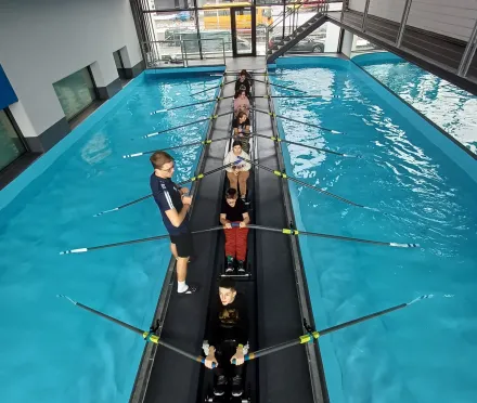 Warsztaty w Warszawskim Towarzystwie Wioślarskim.