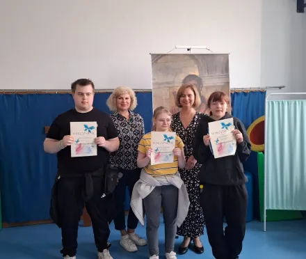 Motyl wiosną malowany