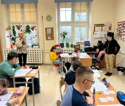 Lekcja o reniferach – wykład przygotowany przez Alana z klasy 6