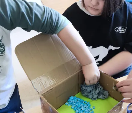 Model 3D- Obieg wody w przyrodzie.