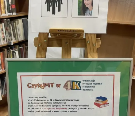 Spotkanie autorskie z M. Swędrowską