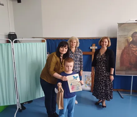 Motyl wiosną malowany