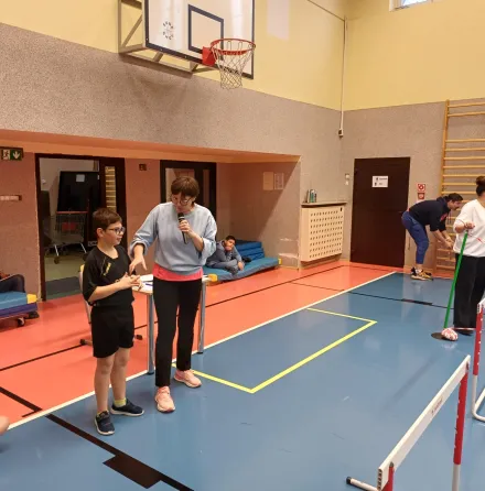 Zawody dla klas 1-3 "W zdrowym ciele zdrowy duch"