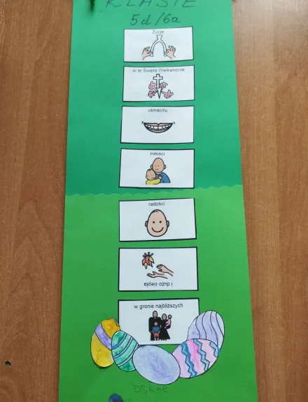 Wspólne życzenia dla klas.