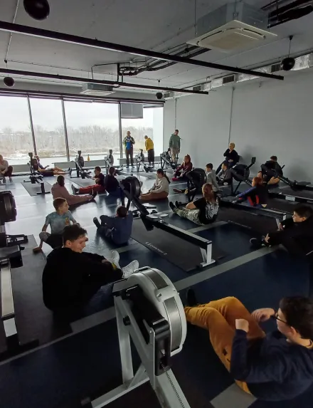 Warsztaty w Warszawskim Towarzystwie Wioślarskim.