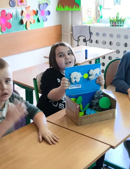 Model 3D- Obieg wody w przyrodzie.