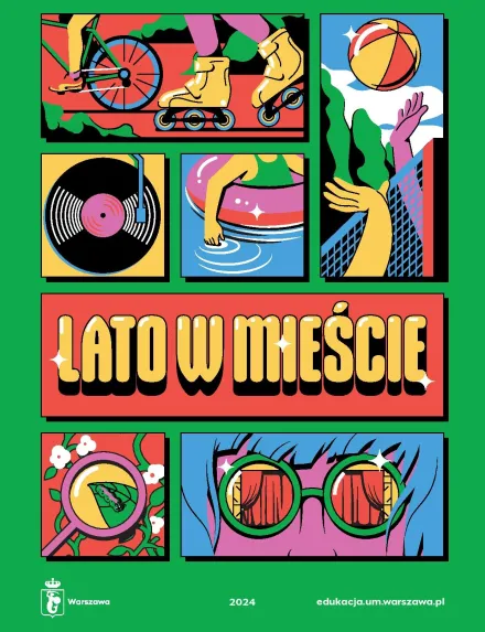 Plakat lata w mieście