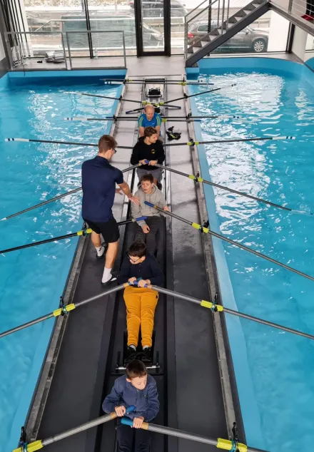 Warsztaty w Warszawskim Towarzystwie Wioślarskim.