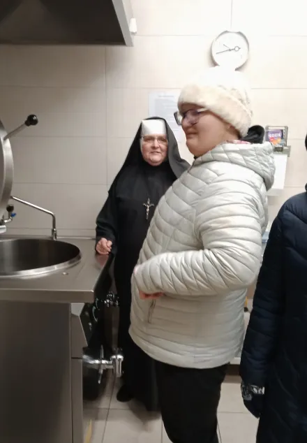 Zbiórka ciepłych rzeczy.