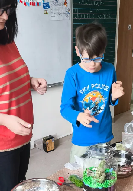 Las w soiku w wykonaniu uczniów klasy 1A