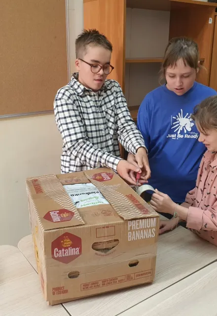 Szkolne Koło Caritas - powodzianom