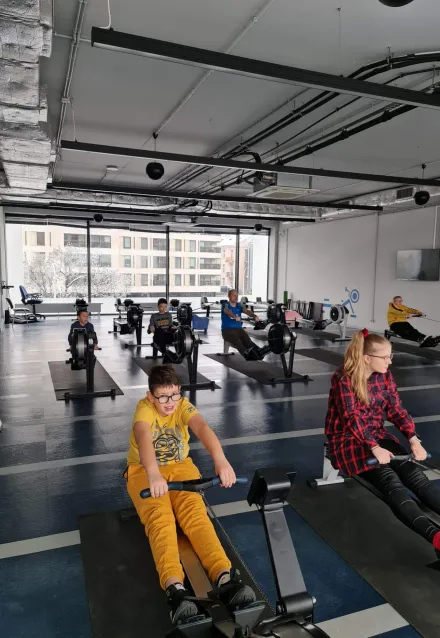 Warsztaty w Warszawskim Towarzystwie Wioślarskim.