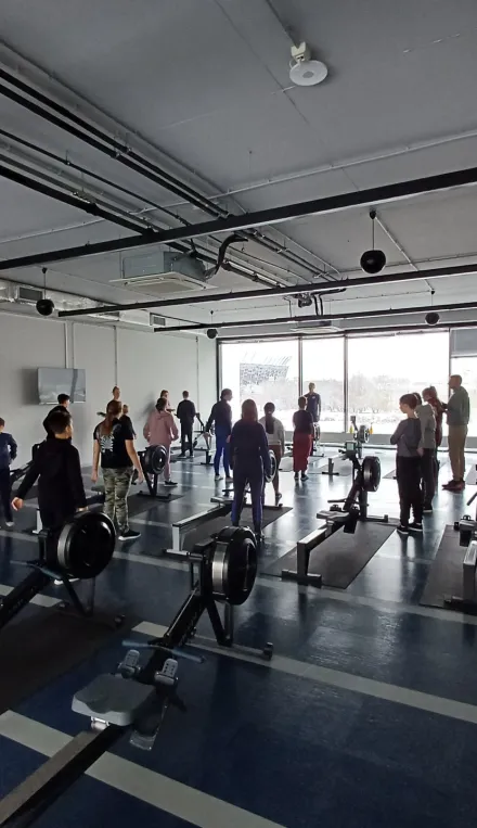 Warsztaty w Warszawskim Towarzystwie Wioślarskim.