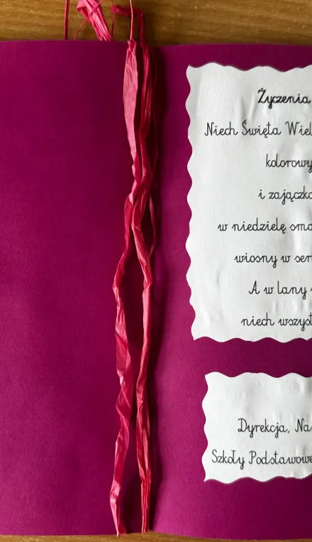 Wspólne życzenia dla klas.