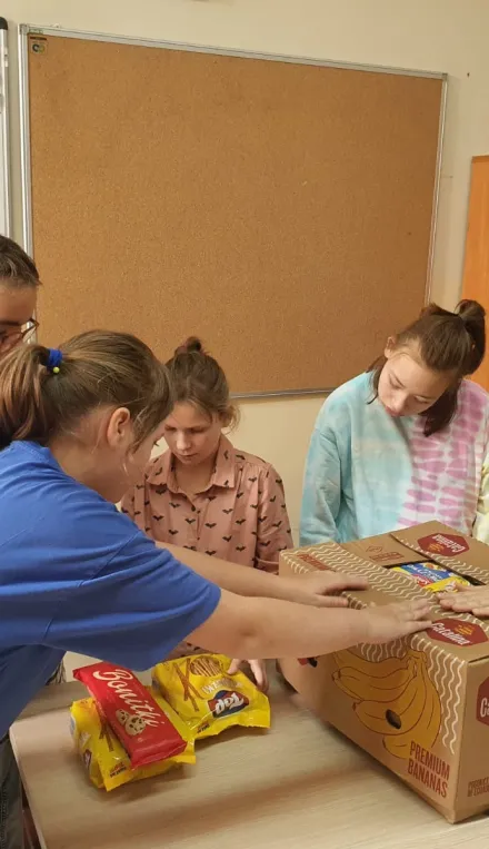Szkolne Koło Caritas - powodzianom