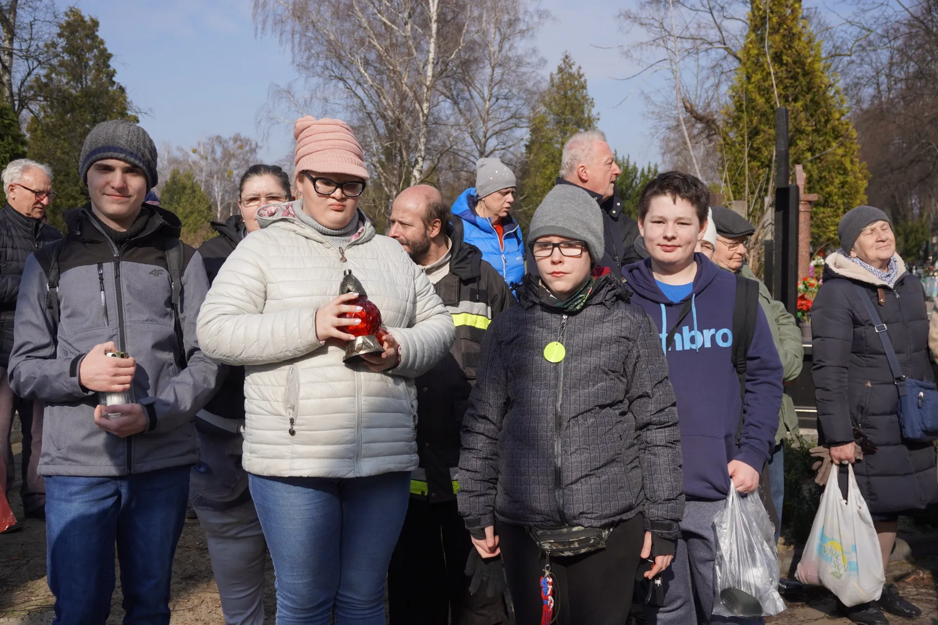 Uroczystość na Bródnowskiej Łączce