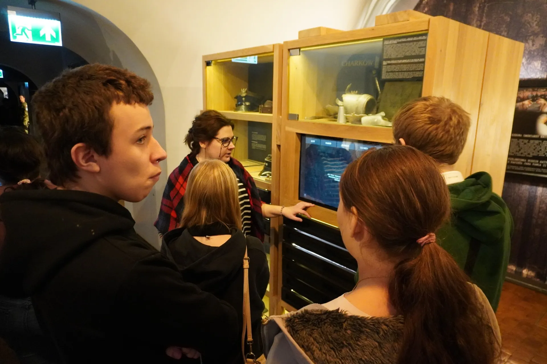 Lekcja w Muzeum Katyńskim.