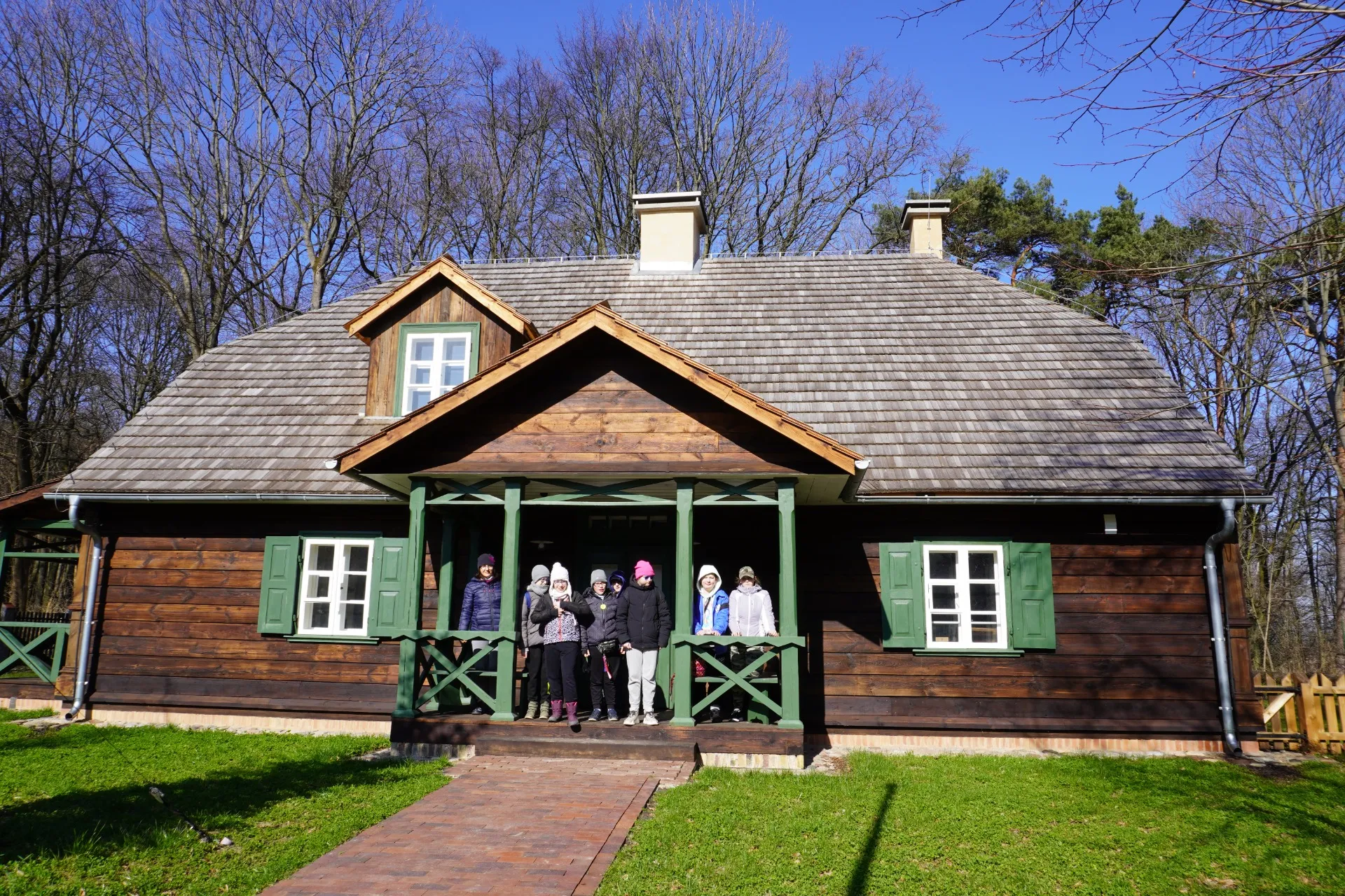 Wycieczka uczniów klas 4a i 4b do Lasu Bielańskiego