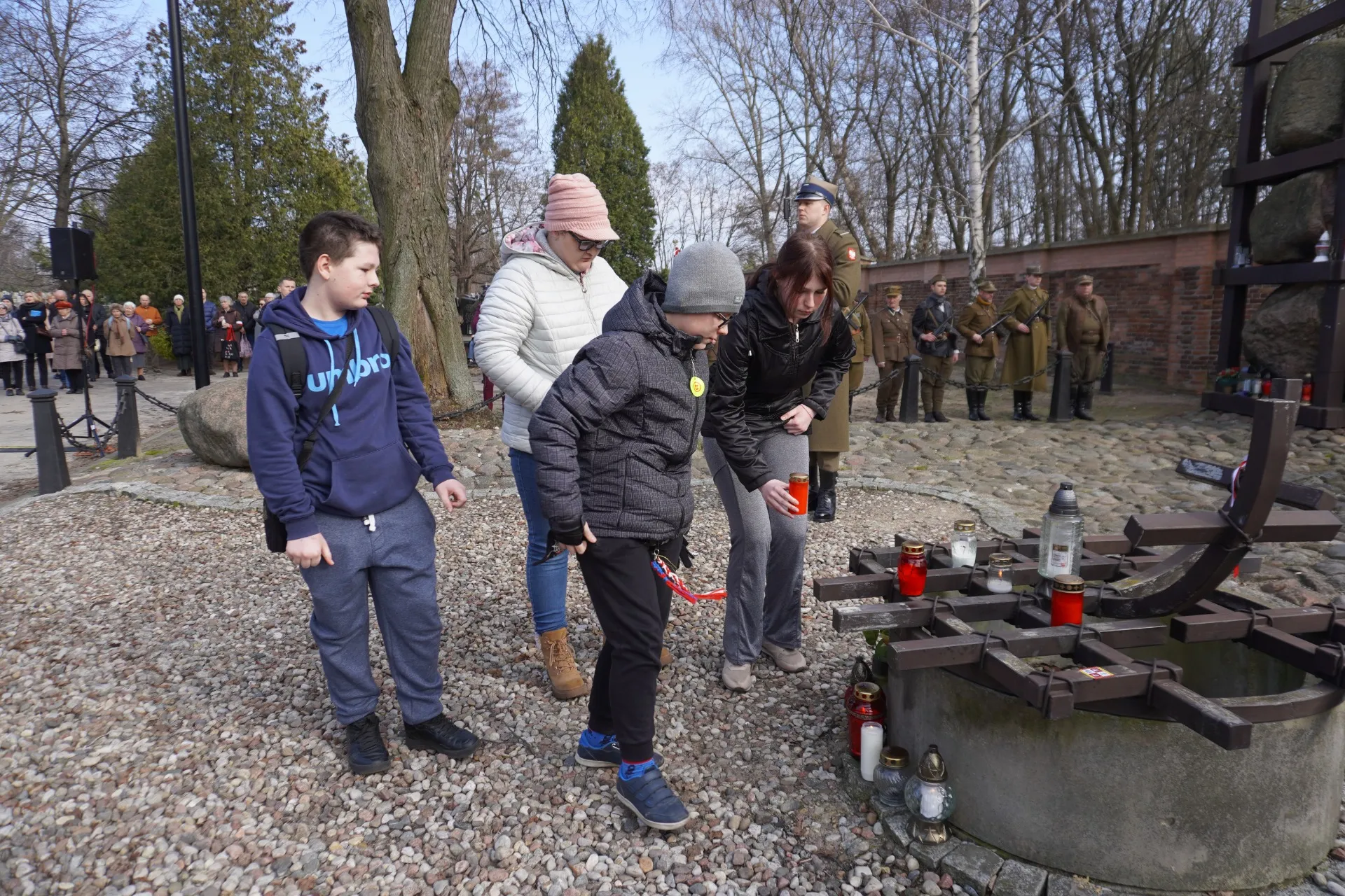 Uroczystość na Bródnowskiej Łączce