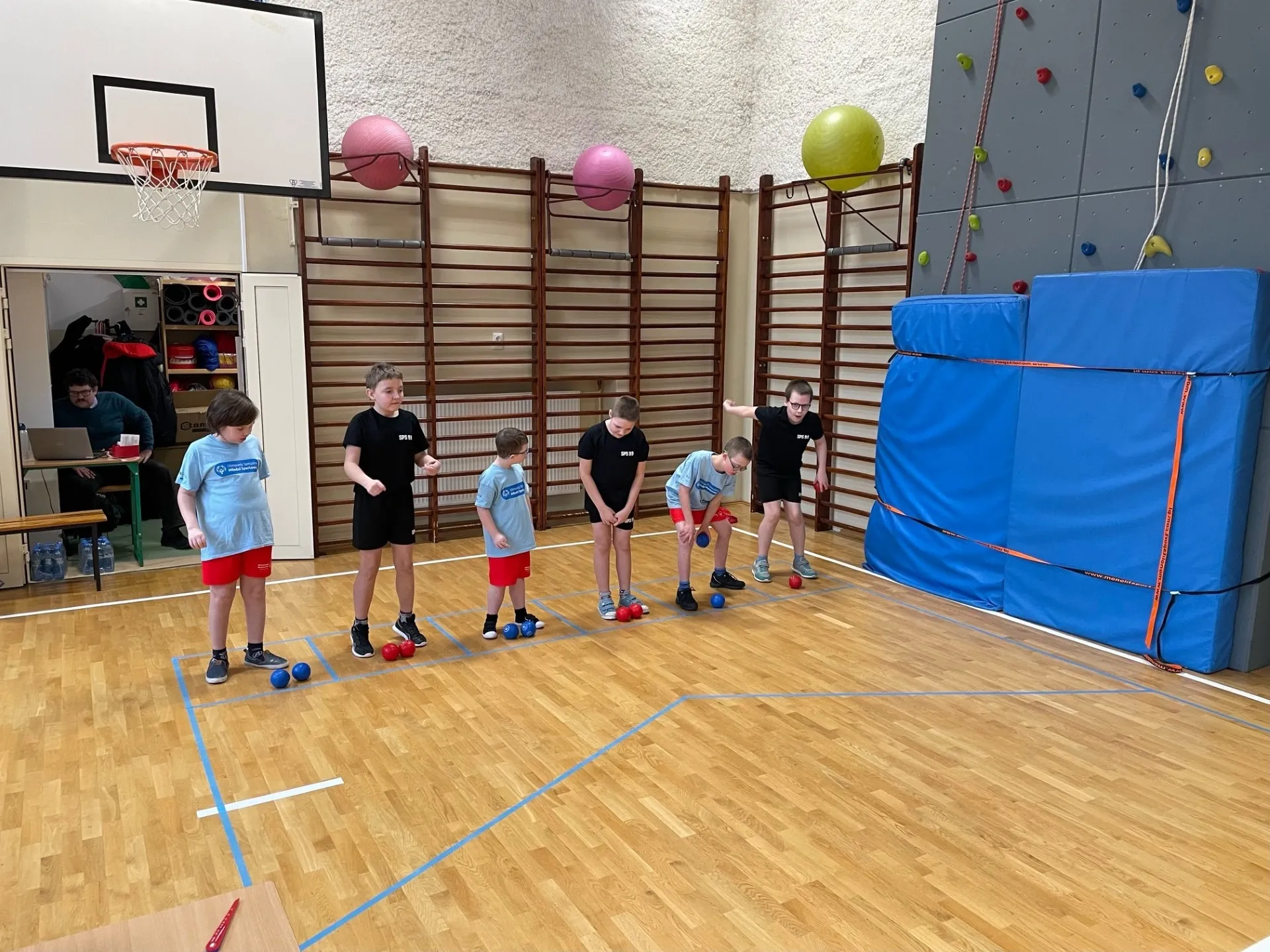 Zawody sportowe w Boccia.