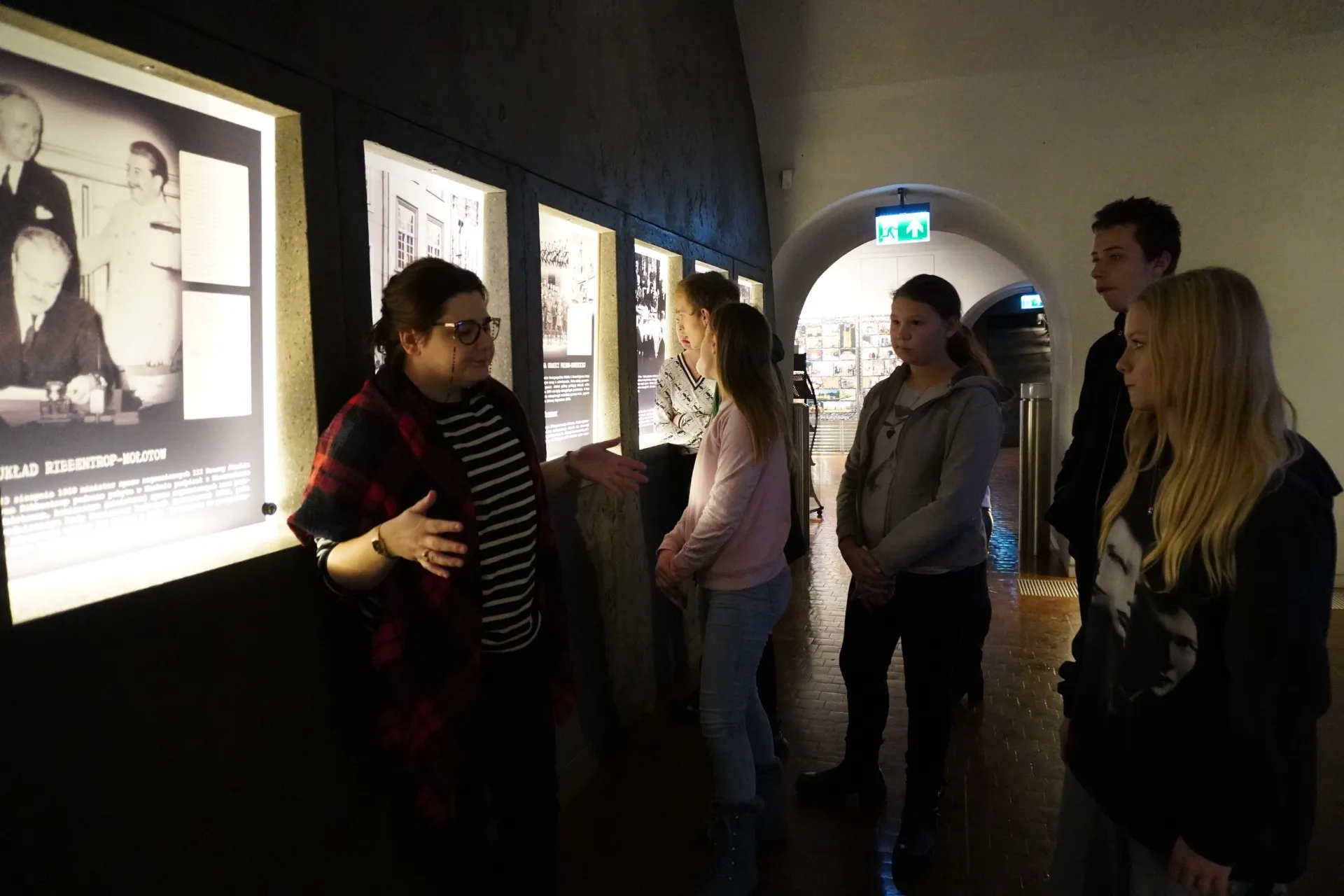 Lekcja w Muzeum Katyńskim.