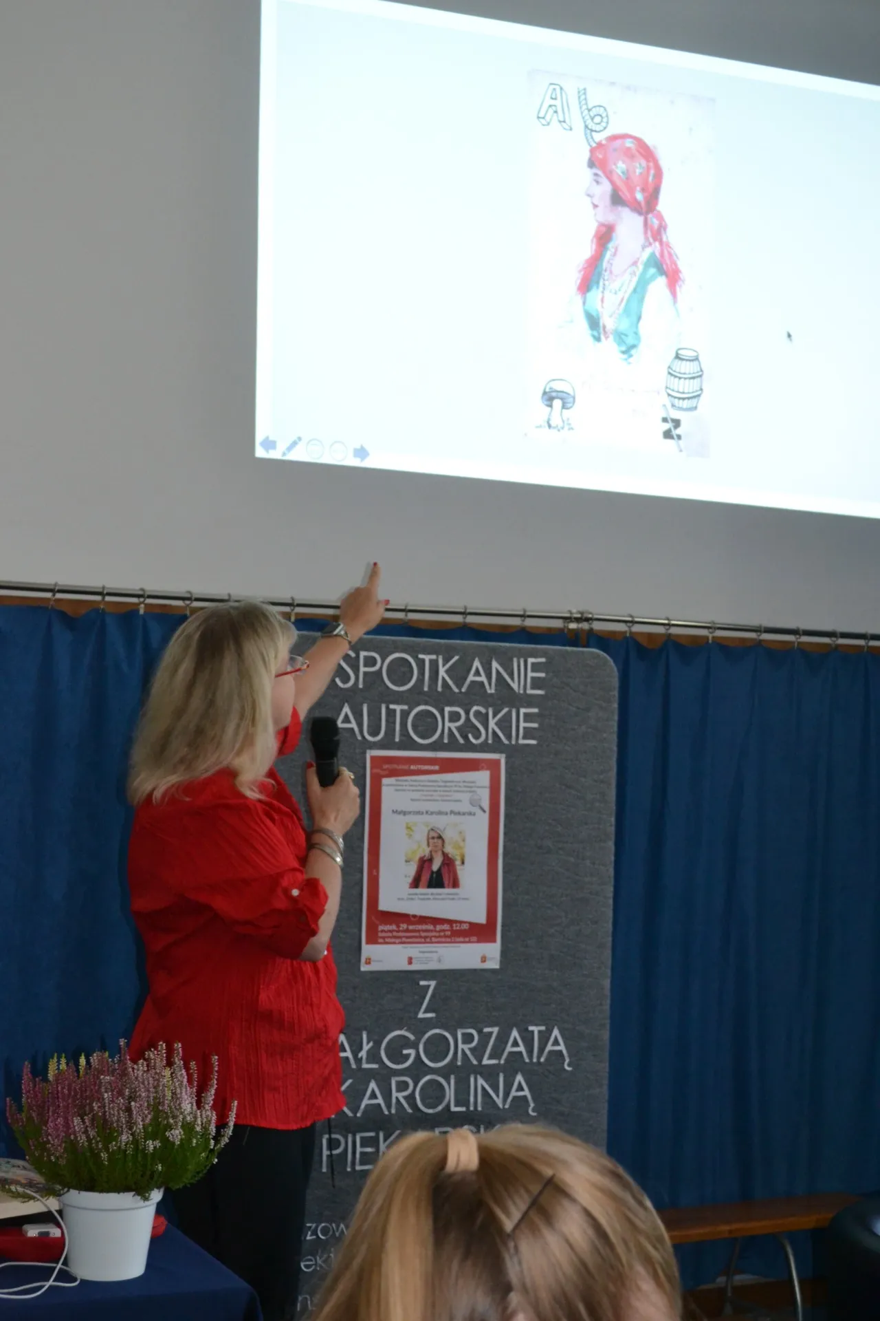 Spotkanie z Małgorzatą Karoliną Piekarską.