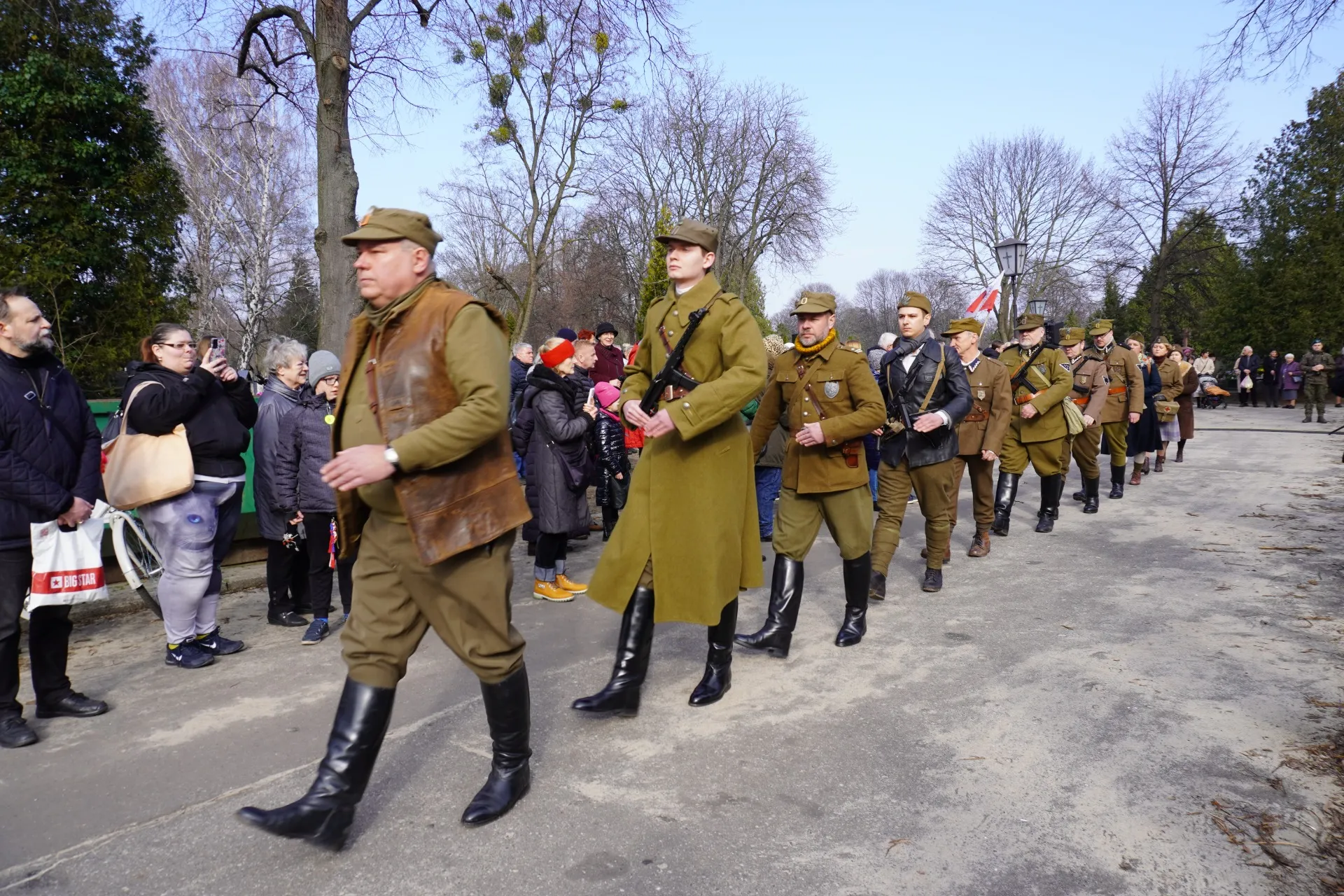 Uroczystość na Bródnowskiej Łączce