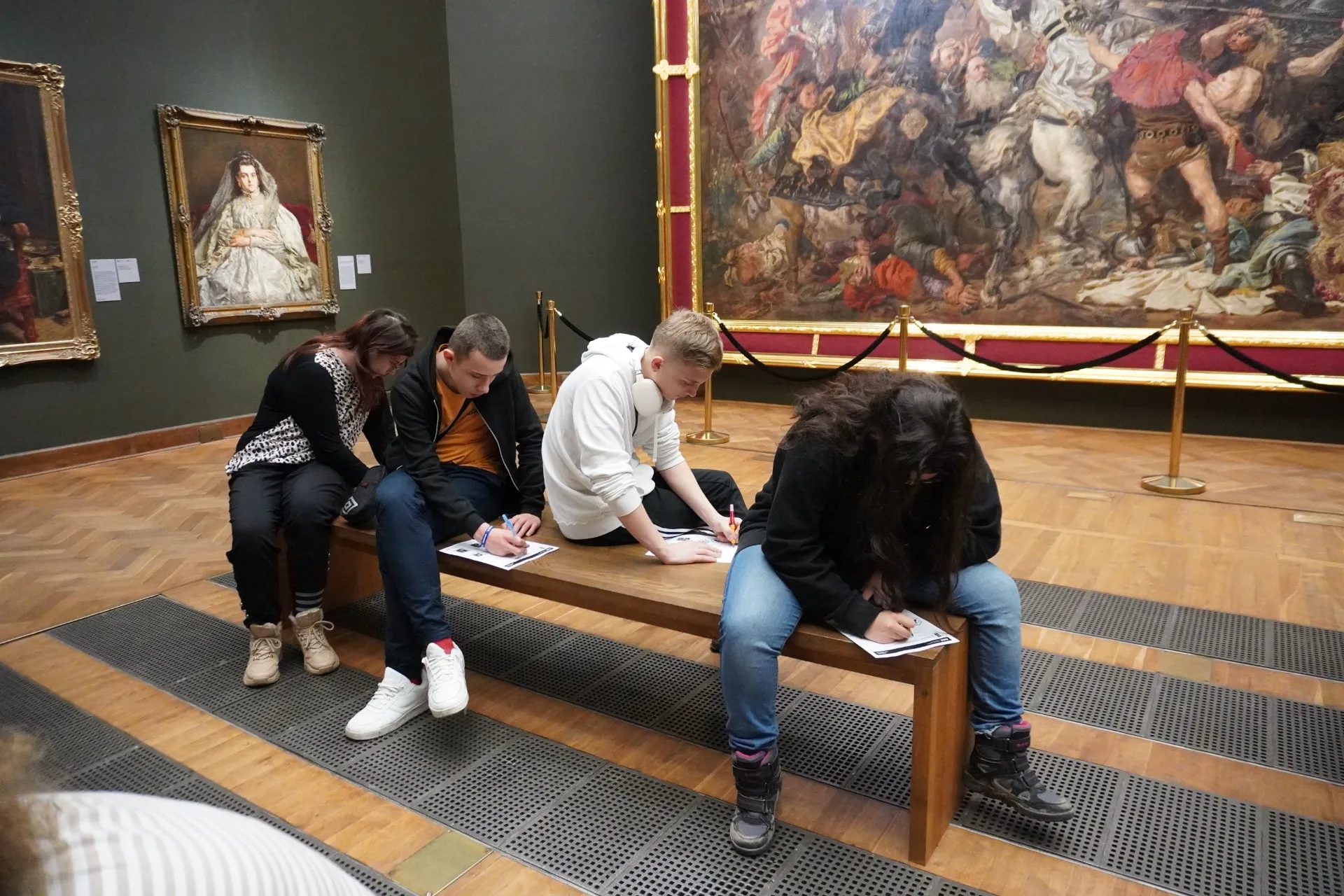 Lekcja muzealna w Muzeum Narodowym