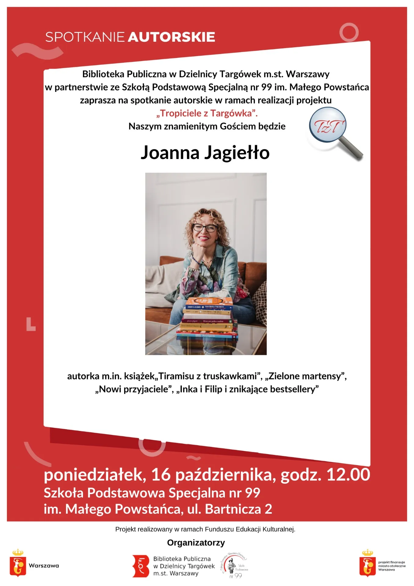 Spotkanie z Joanną Jagiełło