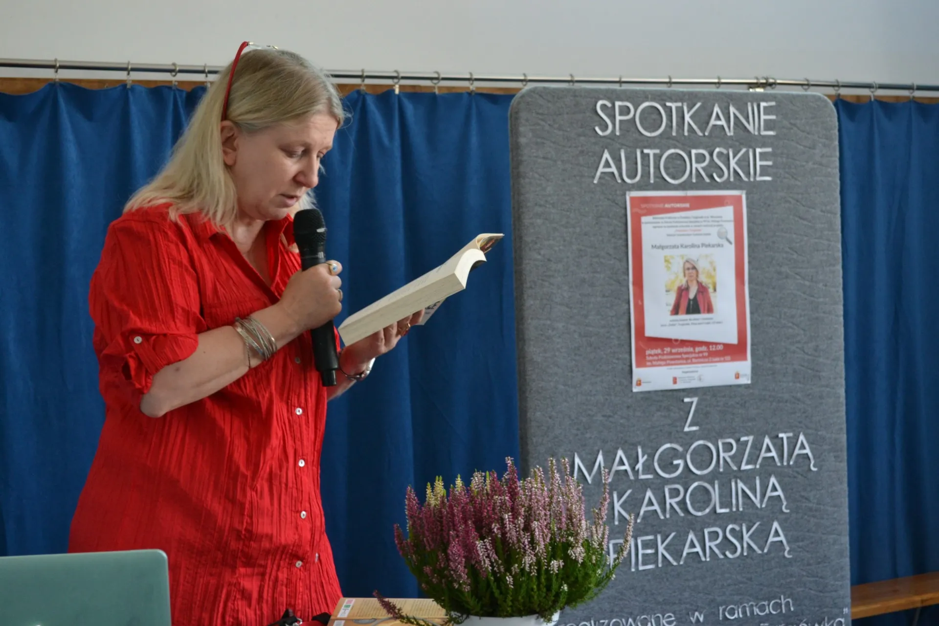 Spotkanie z Małgorzatą Karoliną Piekarską.