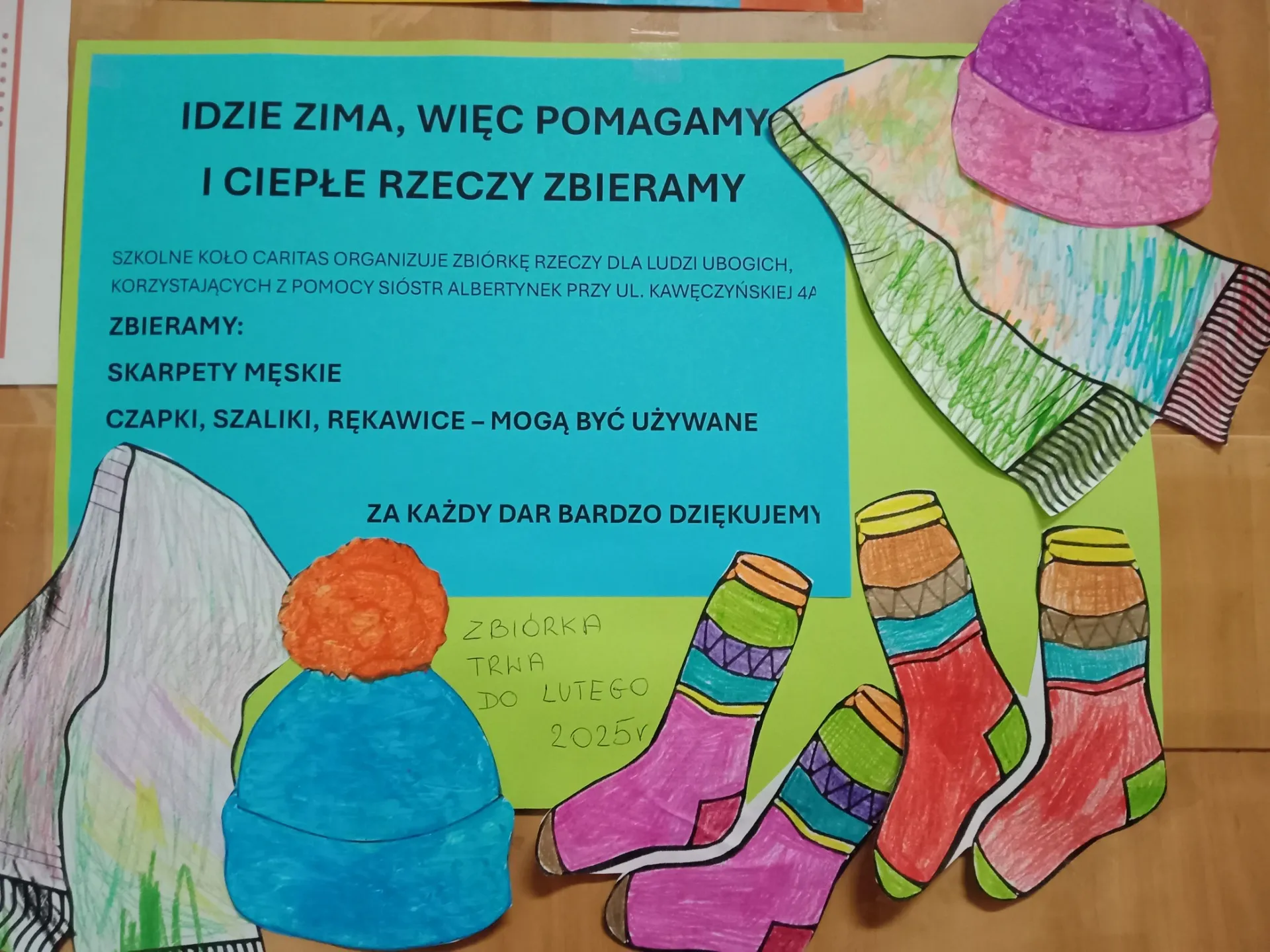 Zbiórka Szkolnego Koła Caritas