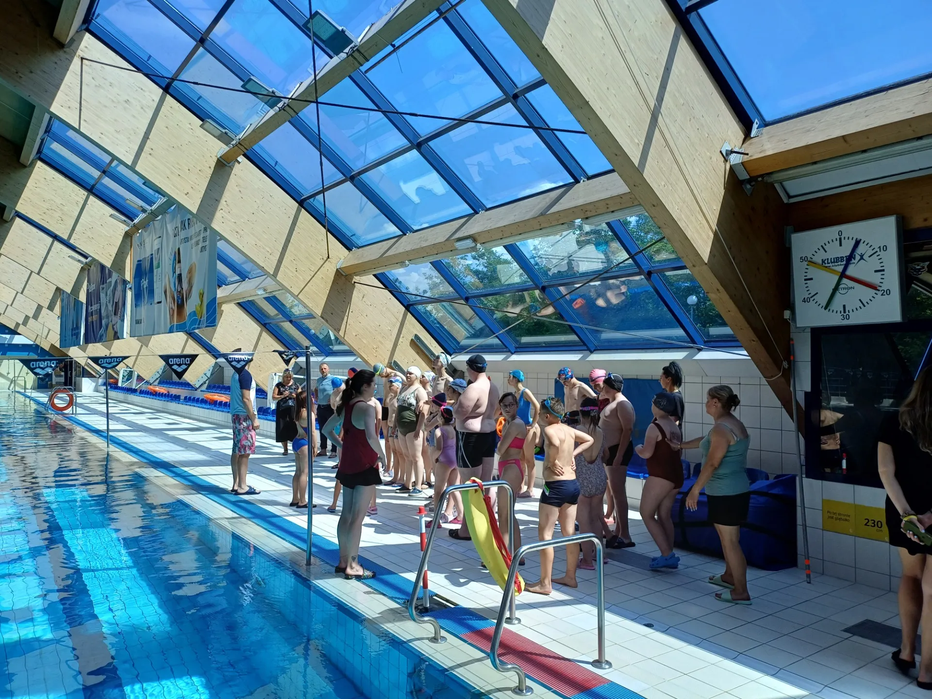 Warsztaty pływackie na pływalni Warszawianka