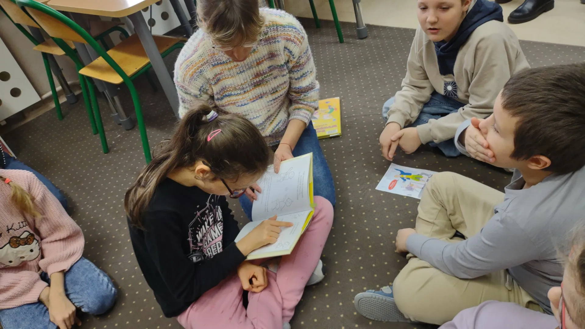 Lekcja biblioteczna- w kręgu czarodziejskich słów.