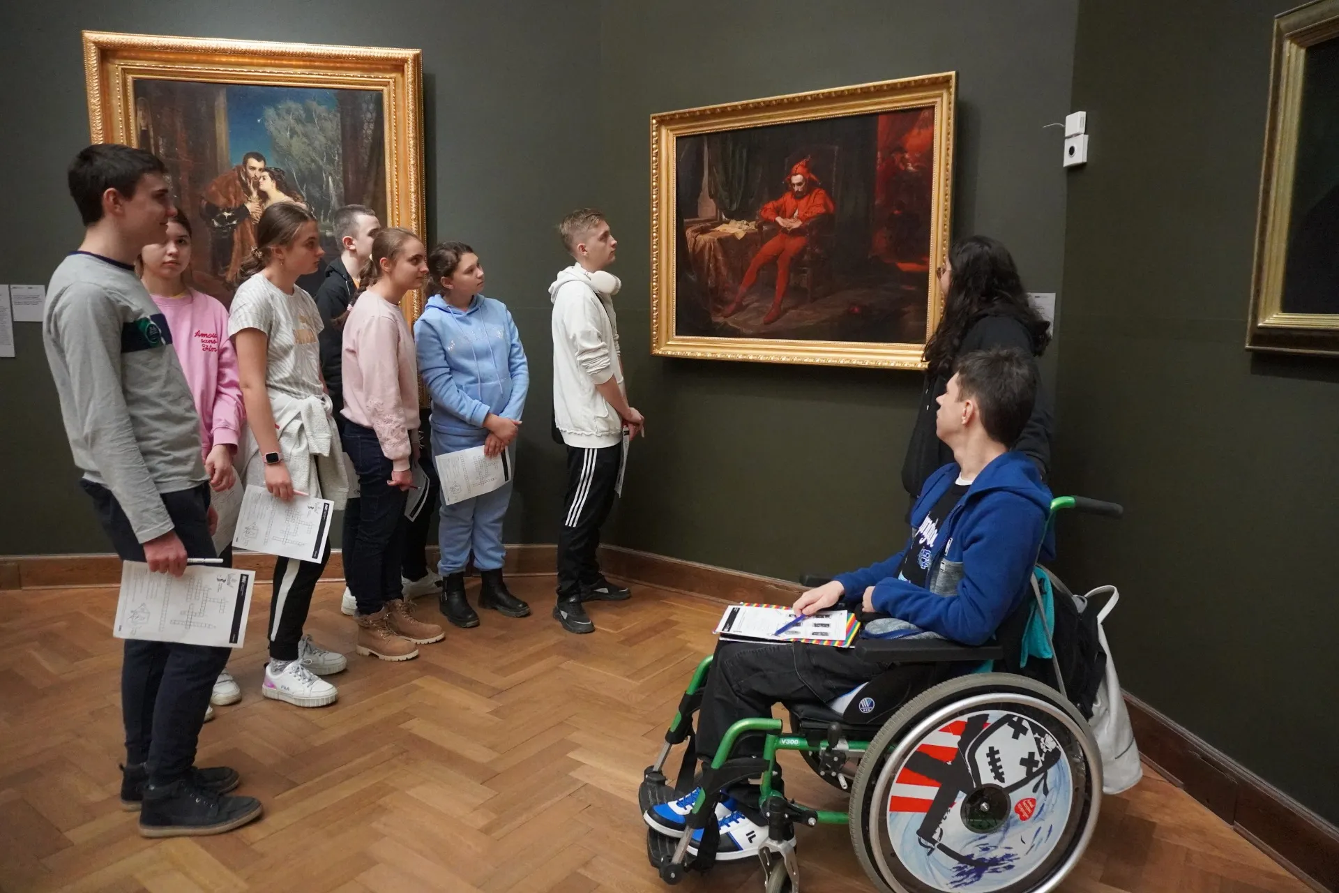 Lekcja muzealna w Muzeum Narodowym