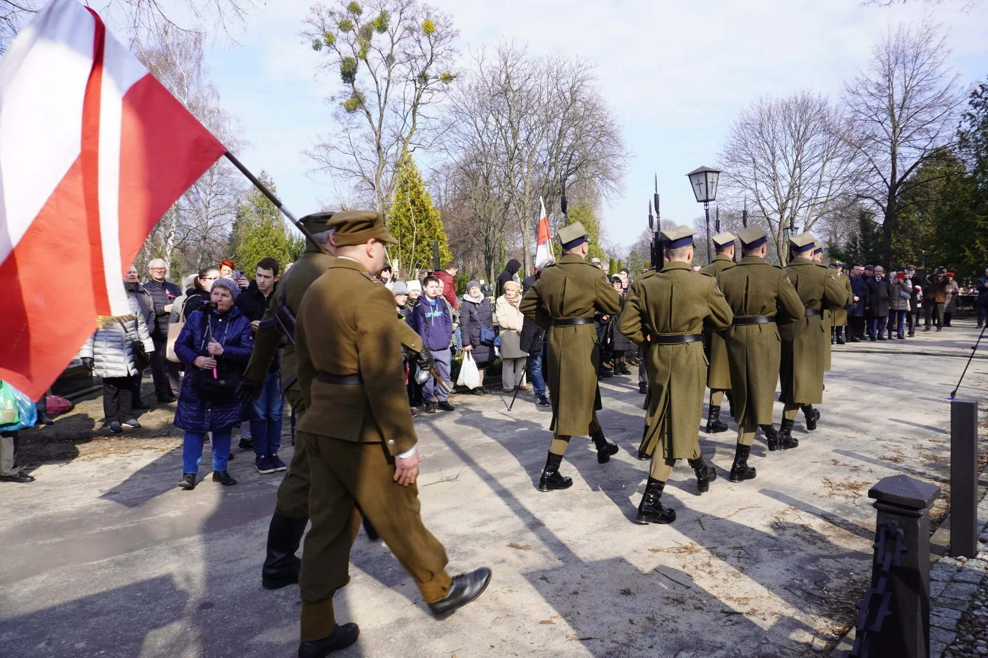 Uroczystość na Bródnowskiej Łączce