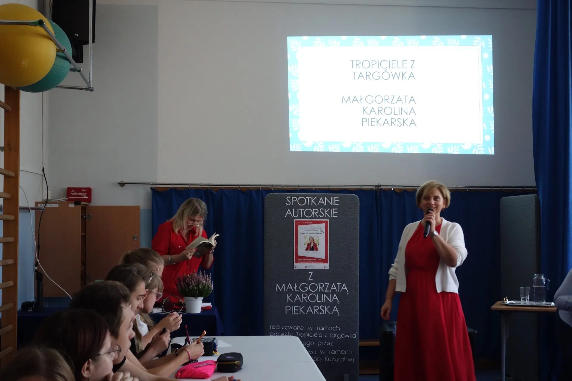 Spotkanie z Małgorzatą Karoliną Piekarską.